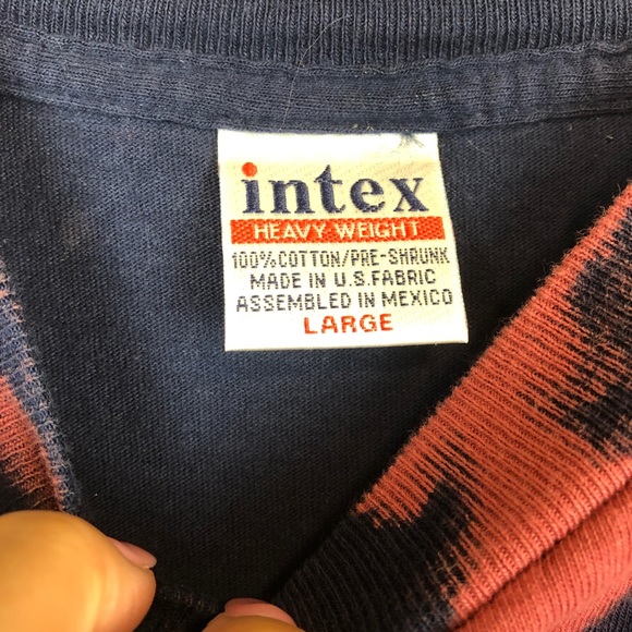 LOS ANGELES roses print bleached shirt - Picture 2 of 3